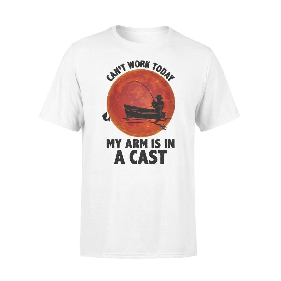 Cant Work Today My Arm Is In A Cast Blood Moon T-shirt