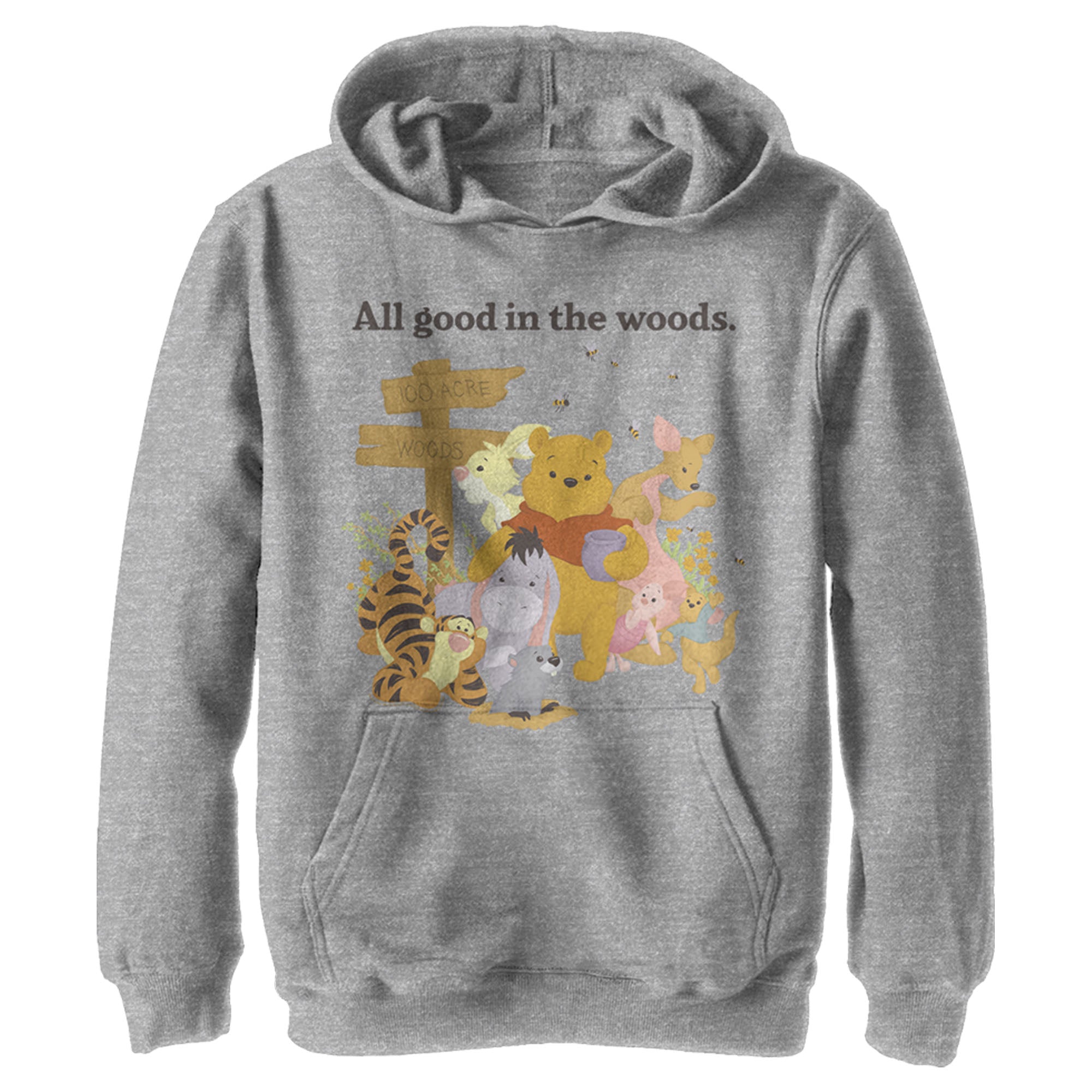 Boy’S Winnie The Pooh All Good In The Woods Pull Over Hoodie