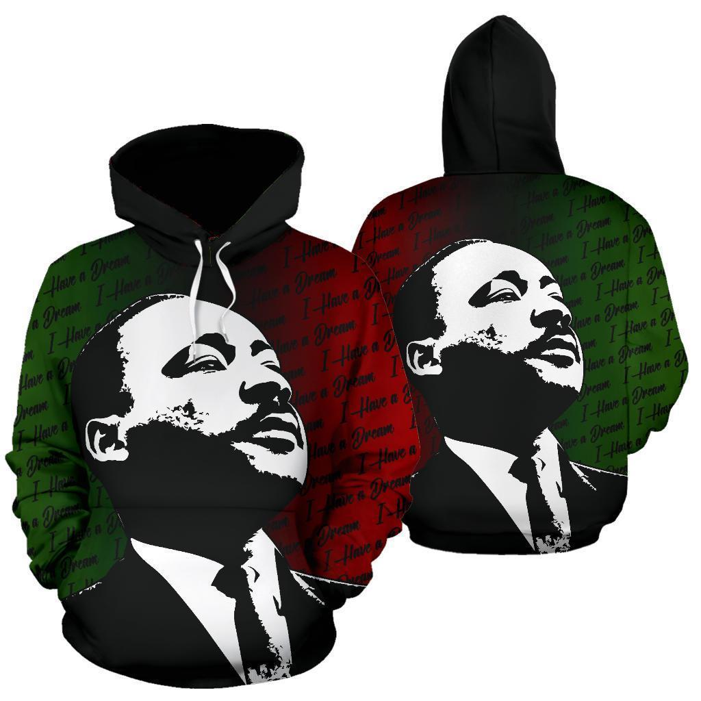 Wonderprint Hoodie – African-American Martin Luther King Pullover