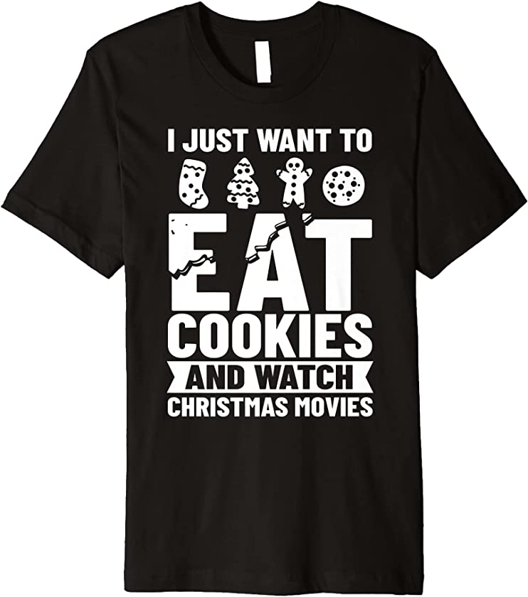 Christmas Cookies Holiday Candy Santa Xmas Premium T-Shirt