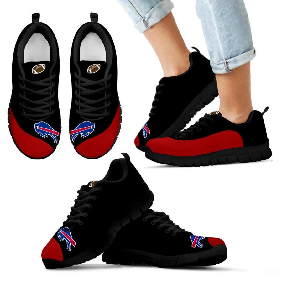 Valentine Love Red Colorful Buffalo Bills Sneakers