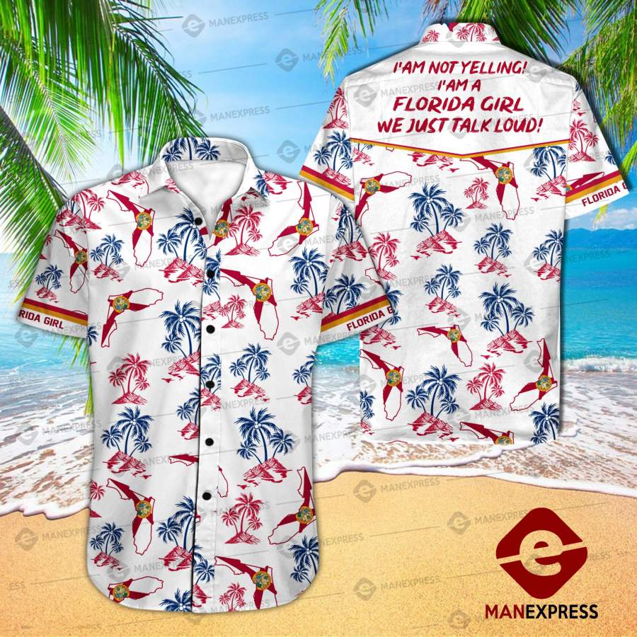 Mh 198 Florida Girl Hawaiian Shirt Ha54441