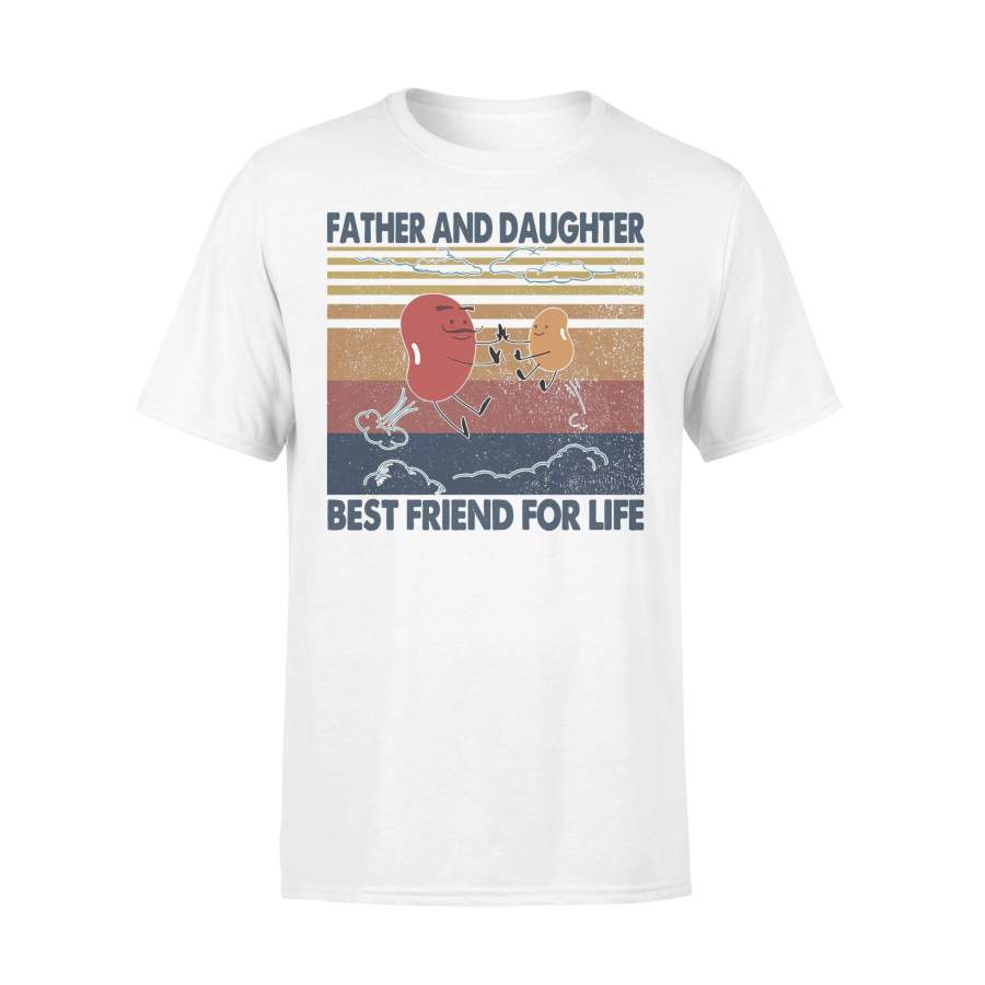 Bean Seed Father And Daughter Best Friend For Life Vintage T-shirt