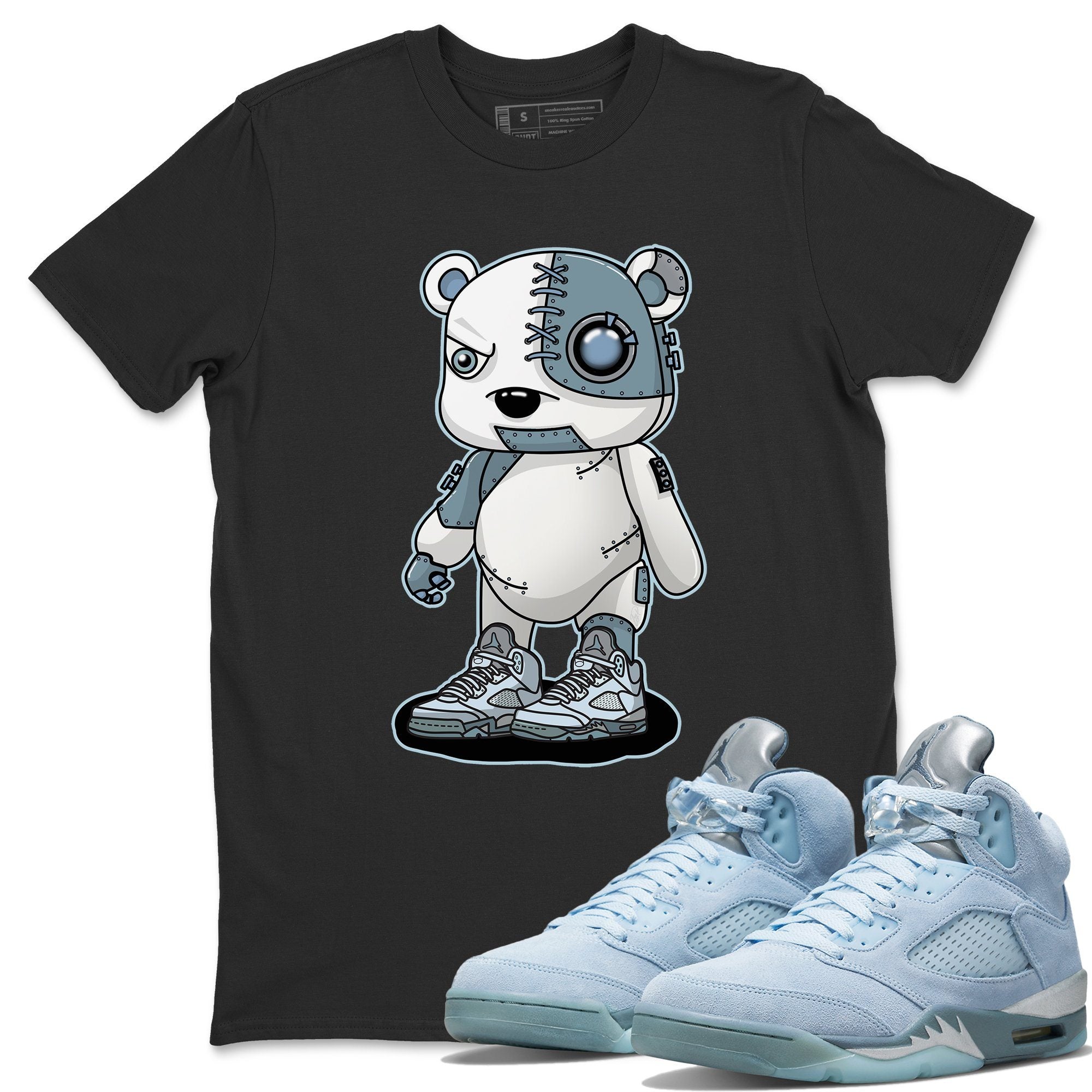 Cyborg Bear T-Shirt – Air Jordan 5 Blue Bird