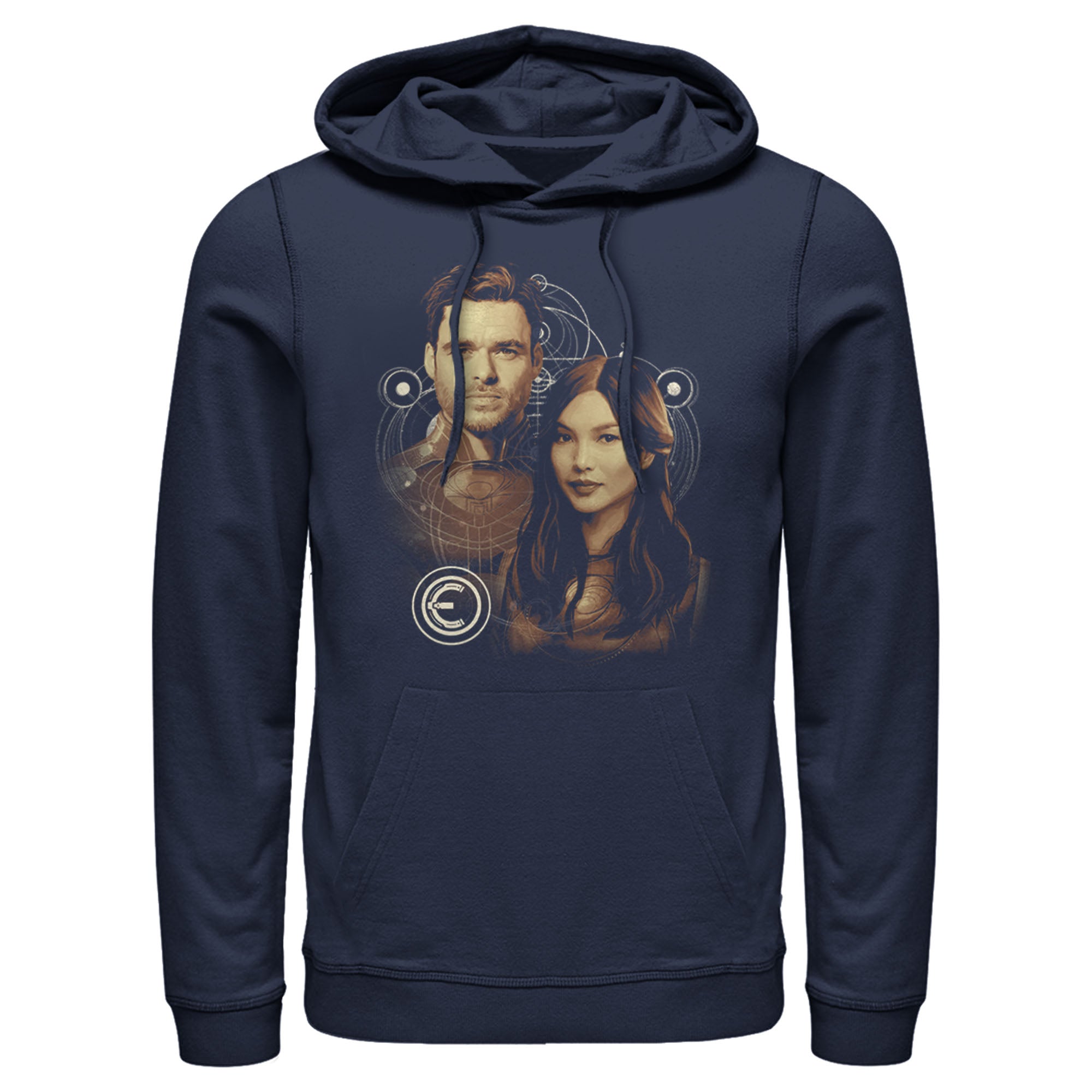 Men’S Marvel Eternals Sersi And Ikaris Pull Over Hoodie