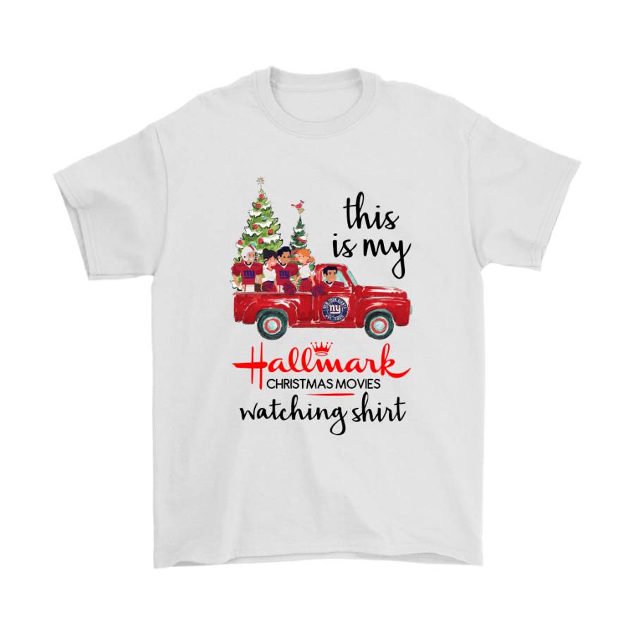 New York Giants My Hallmark Christmas Movies Watching Shirts