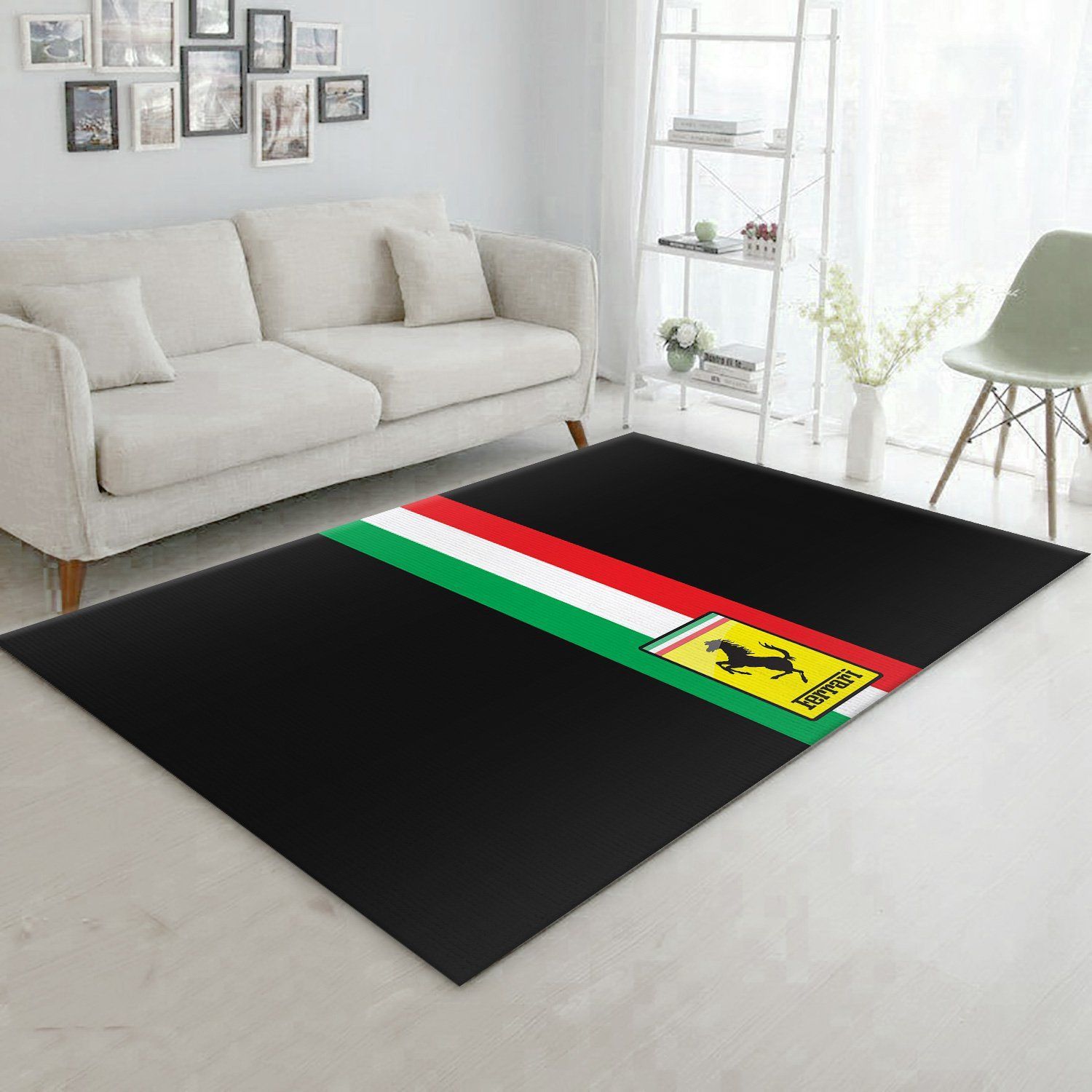 Ferrari Logo SuperCars Area Rugs Living Room Carpet FN121226 Local Brands Floor Decor The US Decor