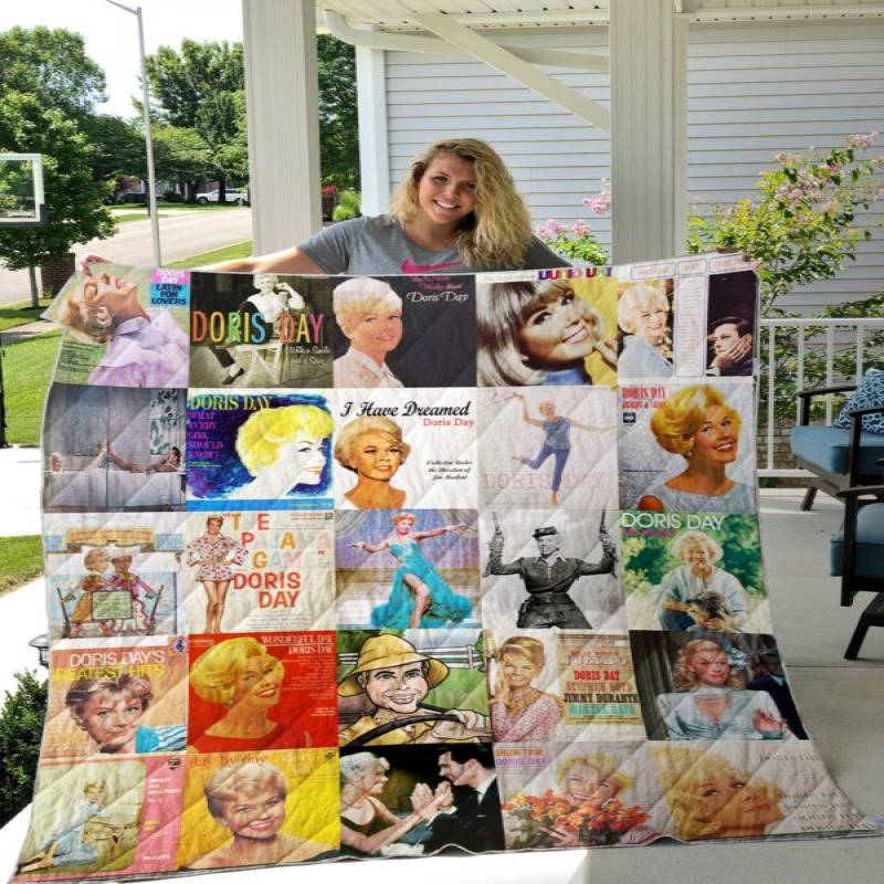 Doris Day Custom Quilt Blanket