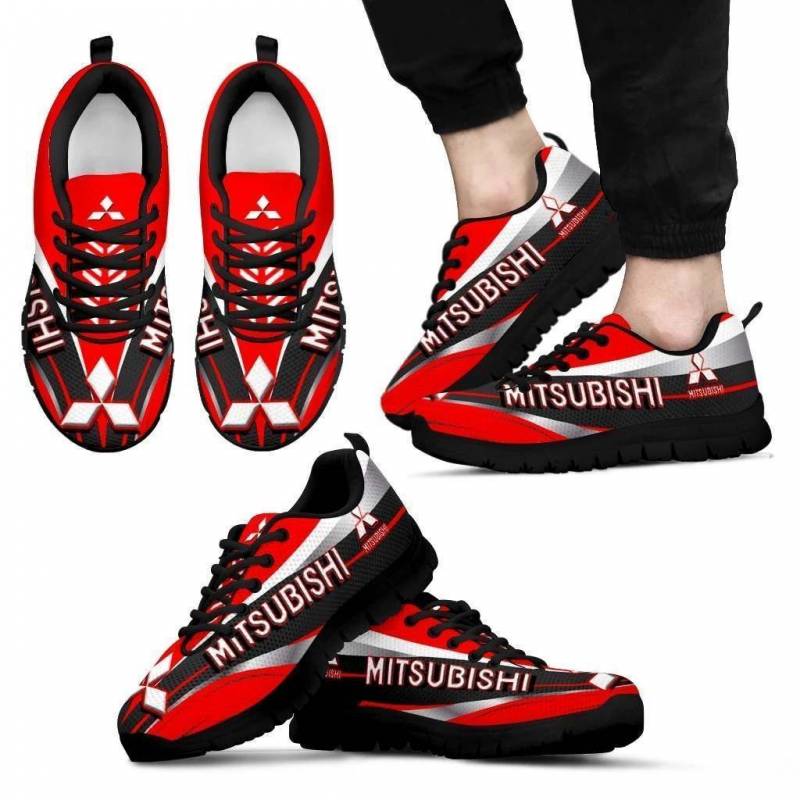 3D Printed Mitsubishi NTA Sneakers For Men & Women Ver 2 (Red)