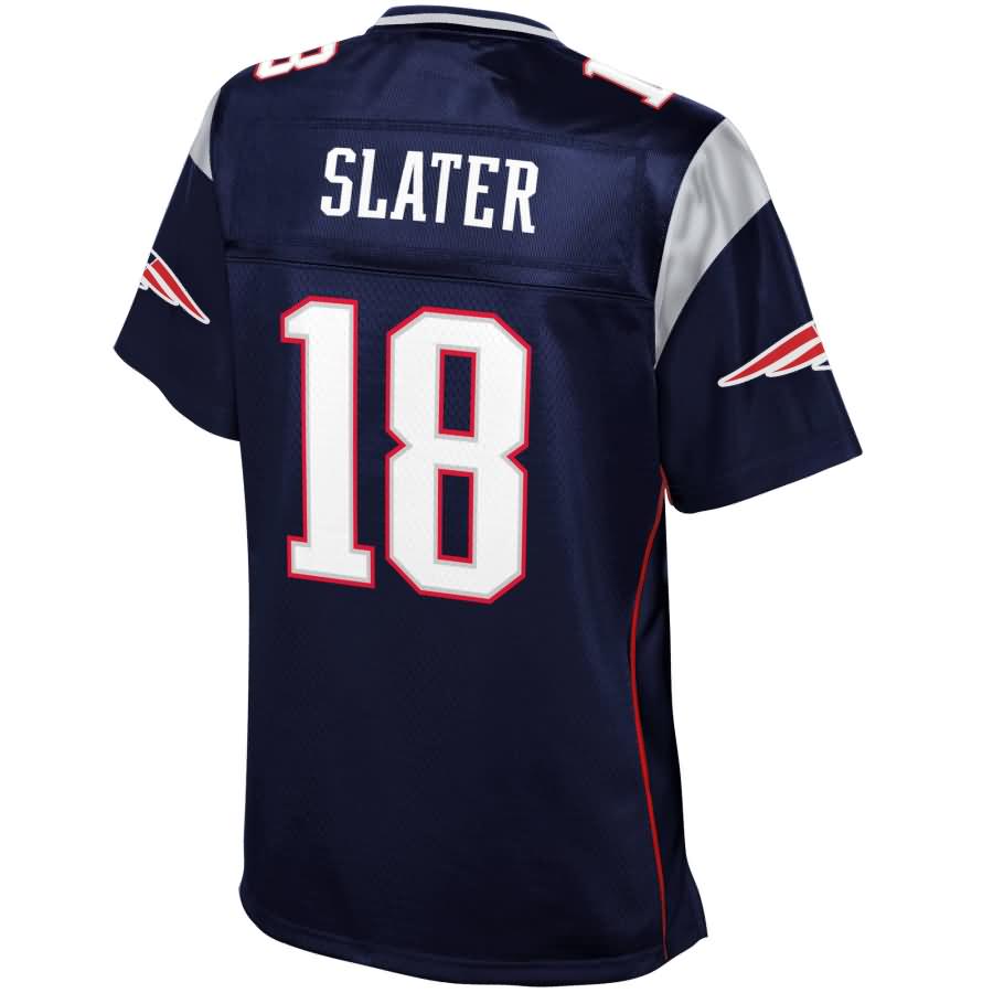 Womens New England Patriots Matthew Slater NFL Pro Line Navy Team Color Jersey