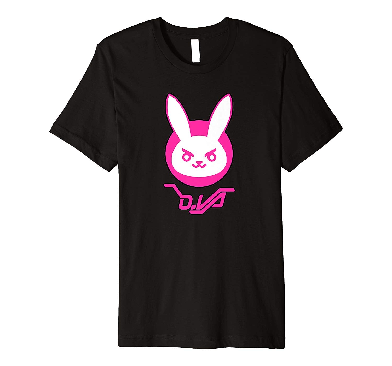 MALE Overwatch D. Va Bunny Spray Tee Shirt