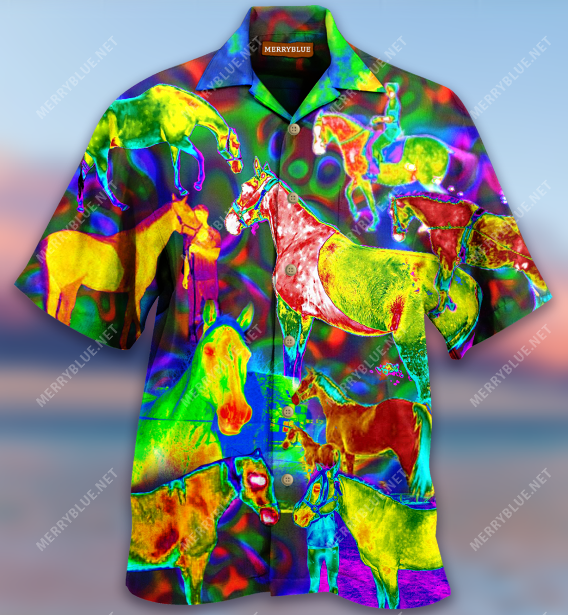 Thermal Horses Unisex Hawaiian Shirt