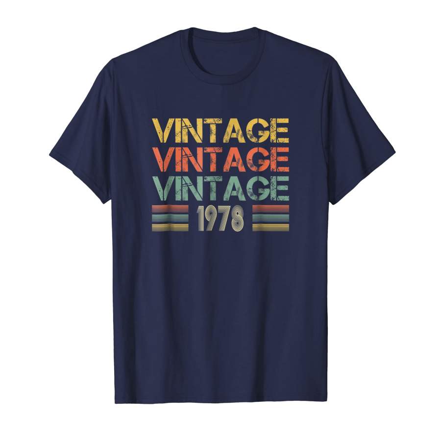 1978 Vintage Funny 40th Birthday Gift T Shirt