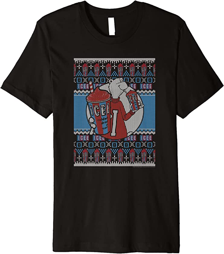 Bear Vintage Ugly Christmas Sweater Premium T-Shirt