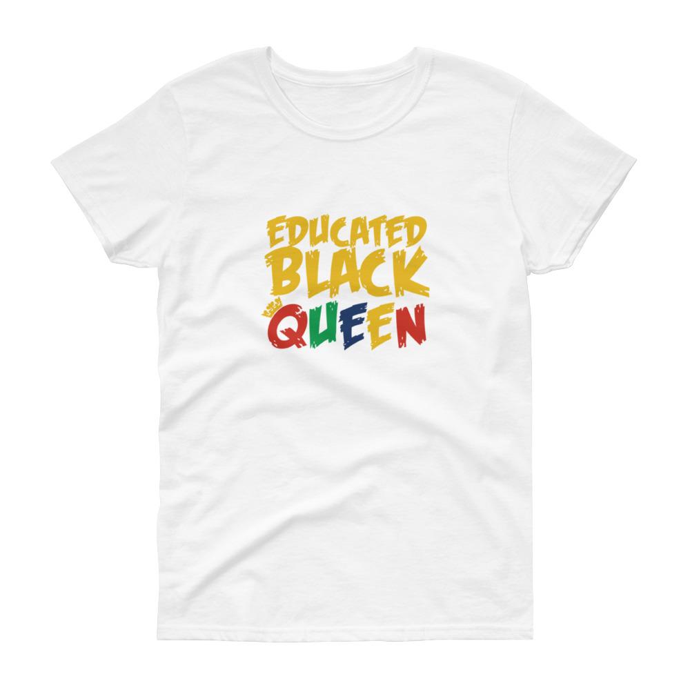 Educated Black Queen – Women’s short sleeve t-shirt