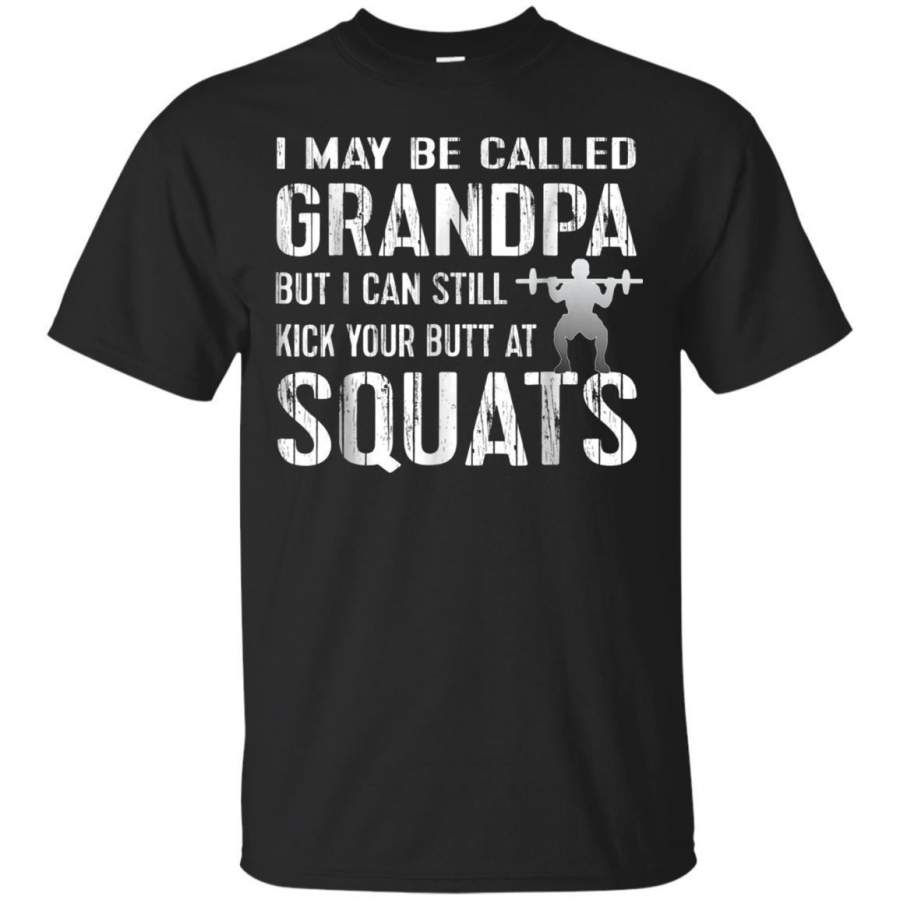 AGR Weightlifting Tshirt Grandpa Squats Lifting Shirt Gym Tee Jaq T-shirt