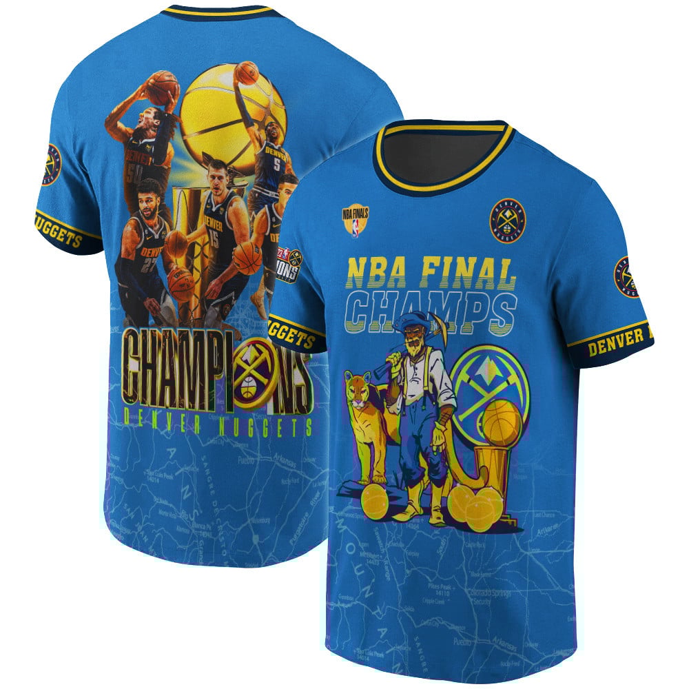 Denver Nuggets – National Basketball Association 2023 Aop T-Shirt V16