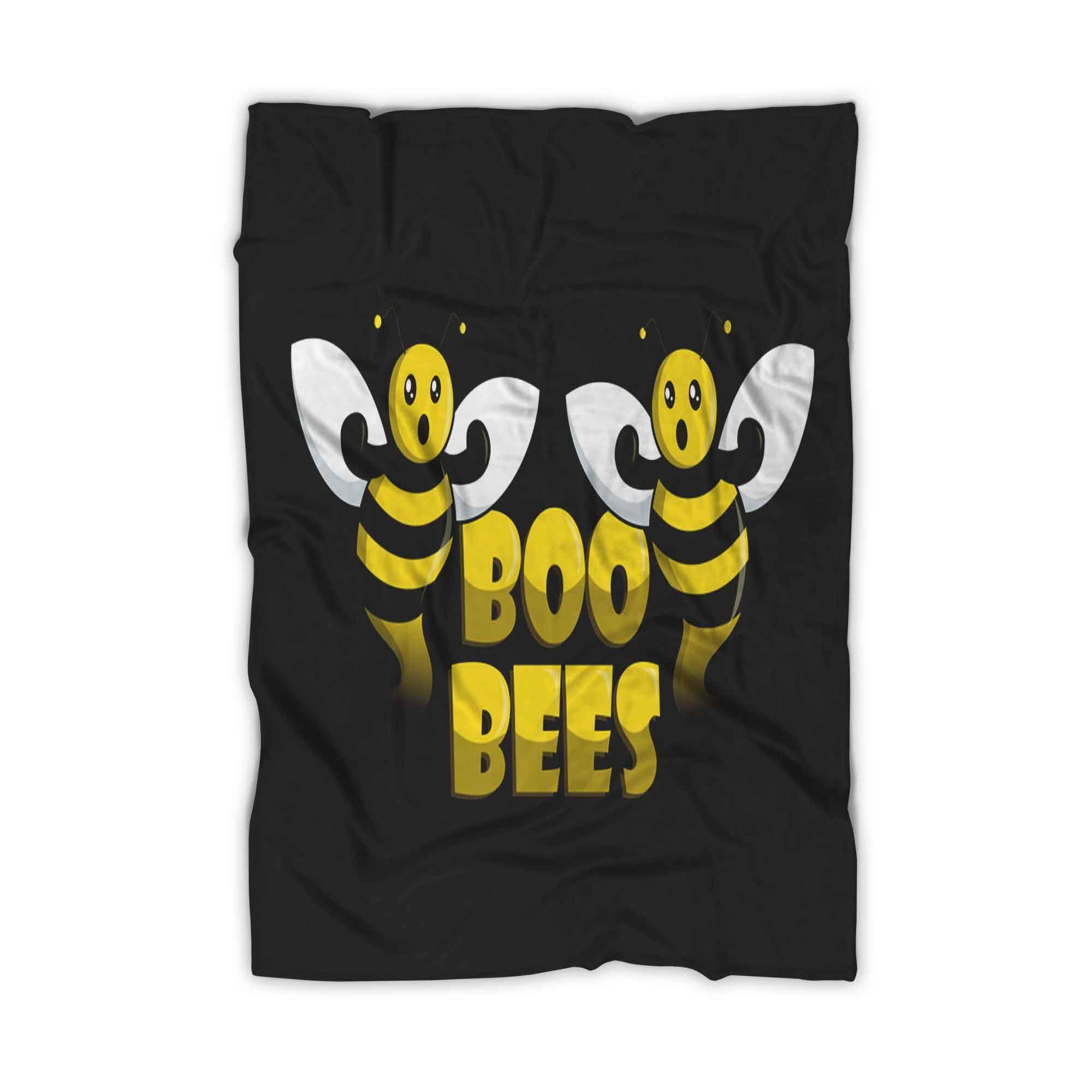 Funny Halloween Boo Bees Blanket