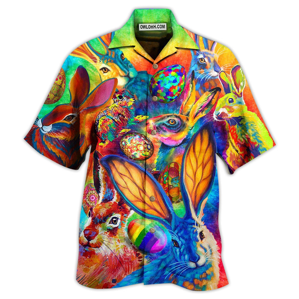 Rabbit Colorful – Hawaiian Shirt  – Owl Ohh