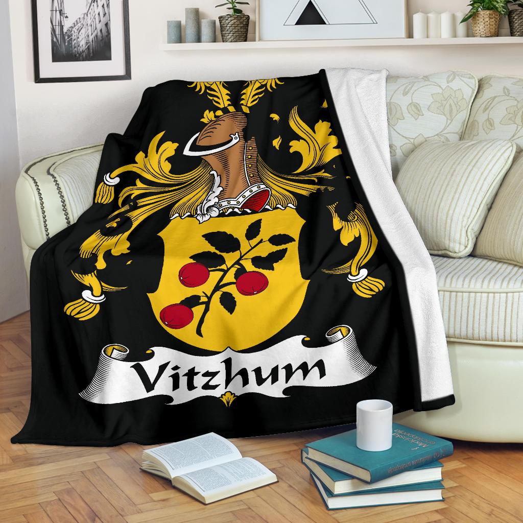 Vitzhum Germany Blanket – German Family Crest A7