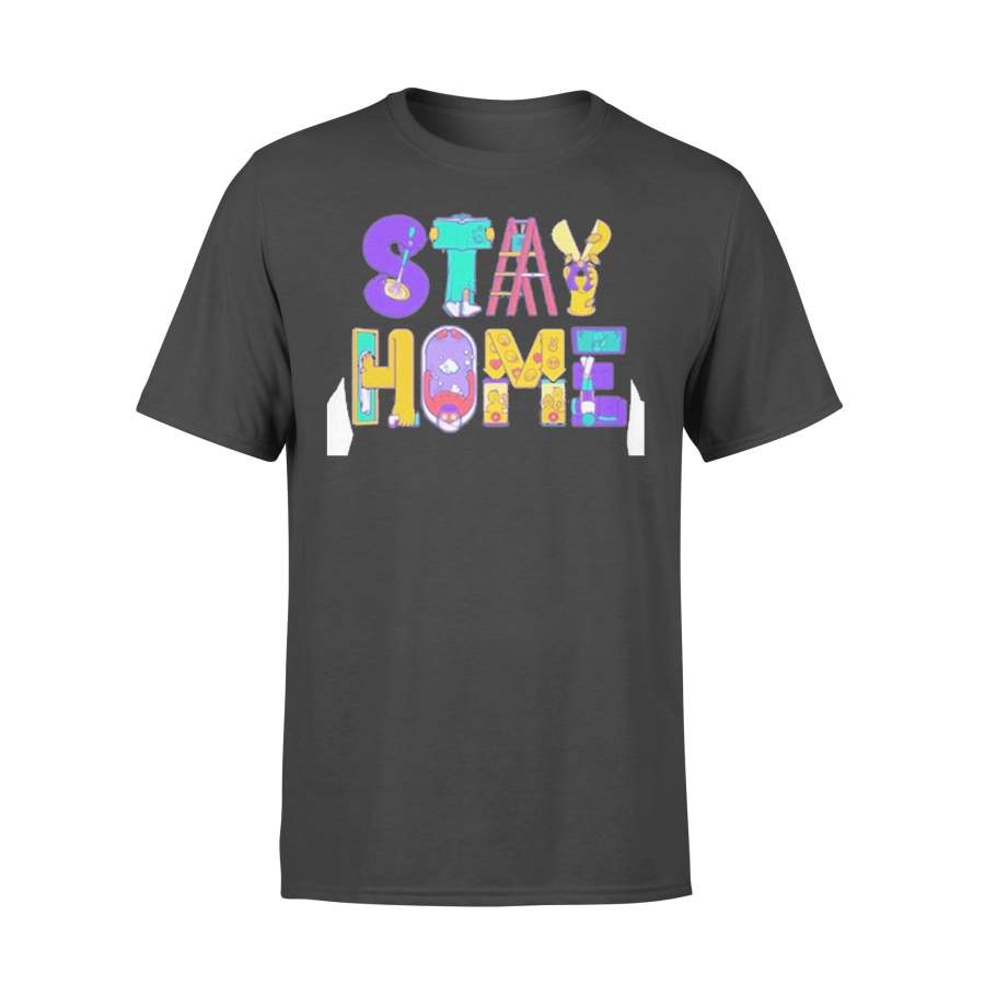 Stay Home Cartoon Shirt