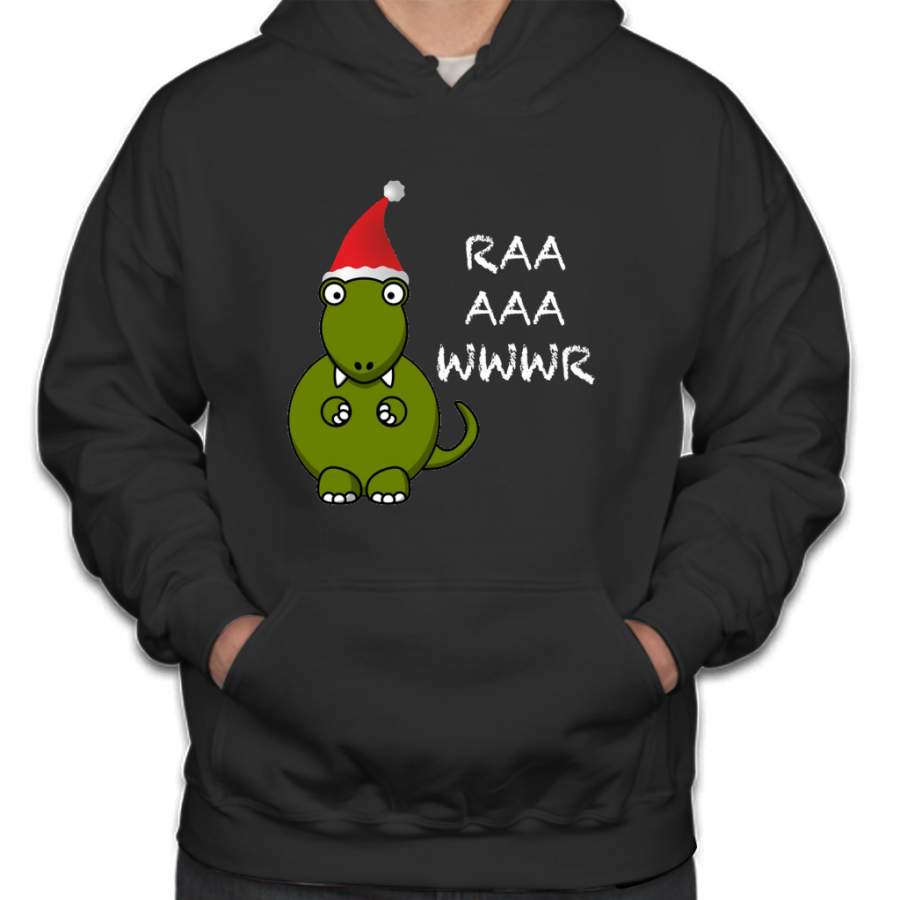 Christmas T-Rex Hoodie