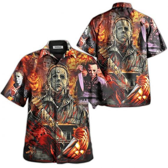 Michael Myers Horror Movie Hawaiian Shirt Aloha Beach Holiday Casual Ha35324