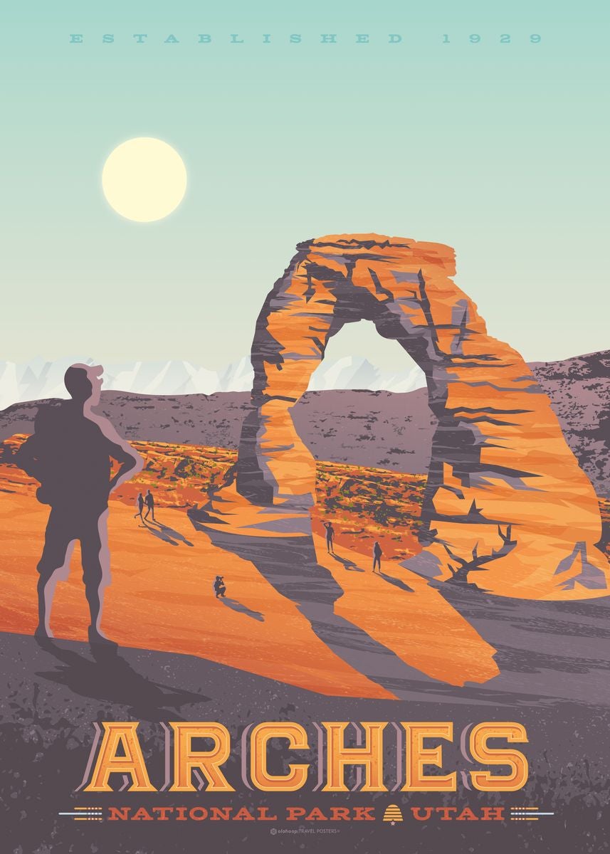 Arches National Park Print Poster, Home Decor