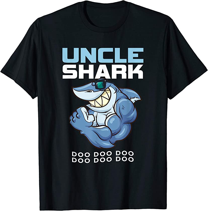 Uncle Shark Father’s Day Family Matching Gift T-Shirt