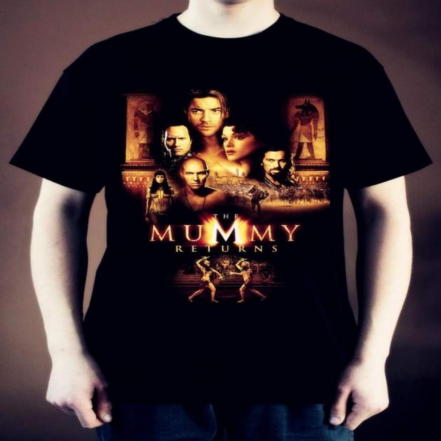 The Mummy Returns Movie Poster Rachel Weisz Mens T Shirt