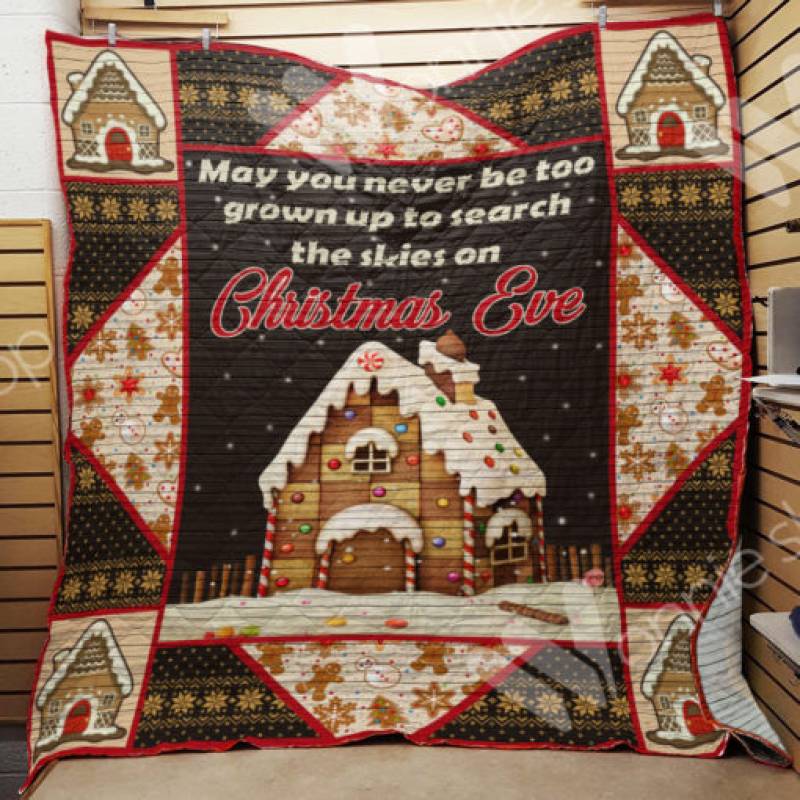 Gingerbread House Christmas Blanket AU2003 90O35