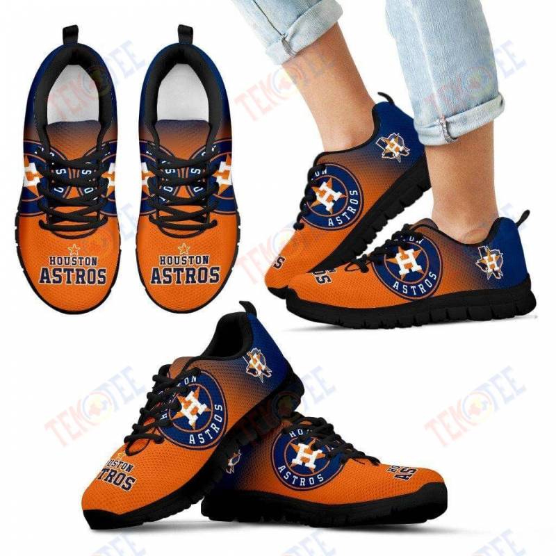 Mens Womens Houston Astros Sneakers Special Unofficial Sneaker Running Shoes For Men Women TDT943