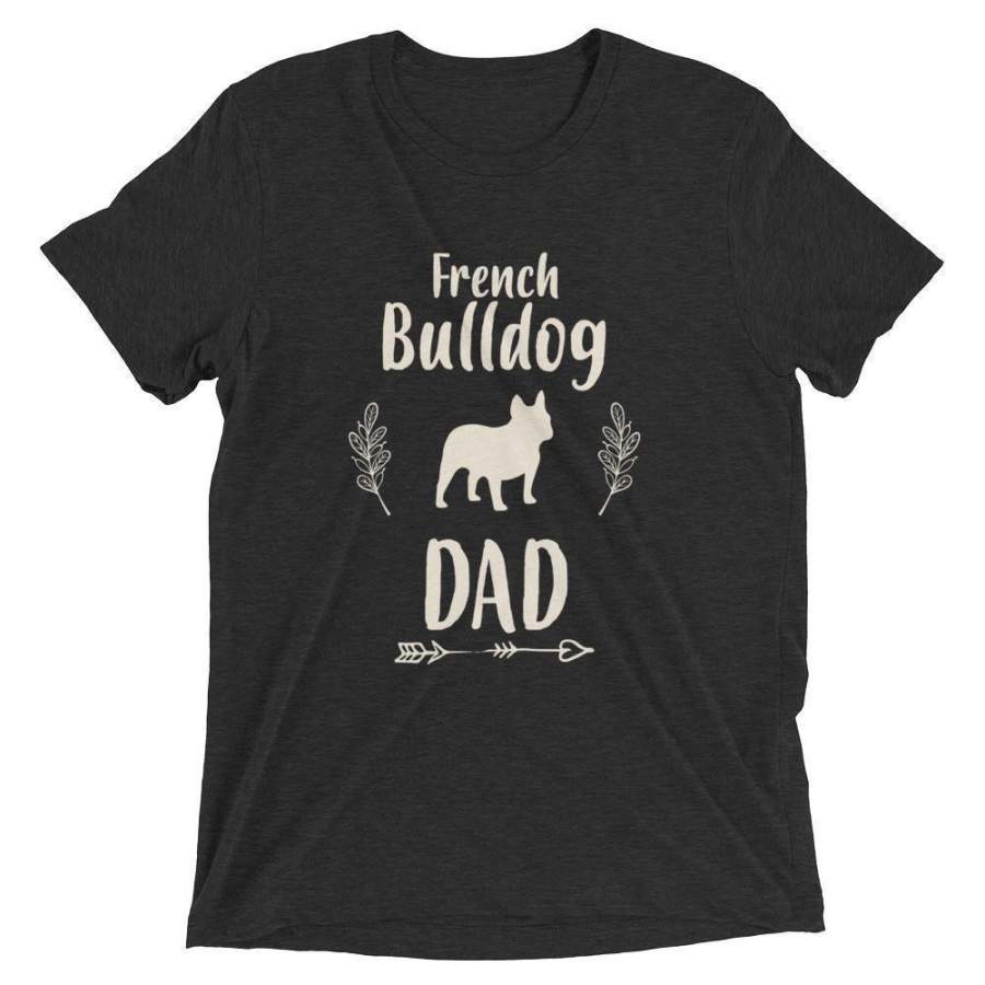 Men’s French Bulldog Dad tshirt French bulldog Gift for dog lovers