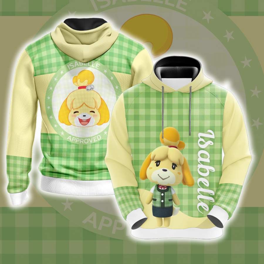 Animal Crossing Isabelle Unisex 3D Hoodie