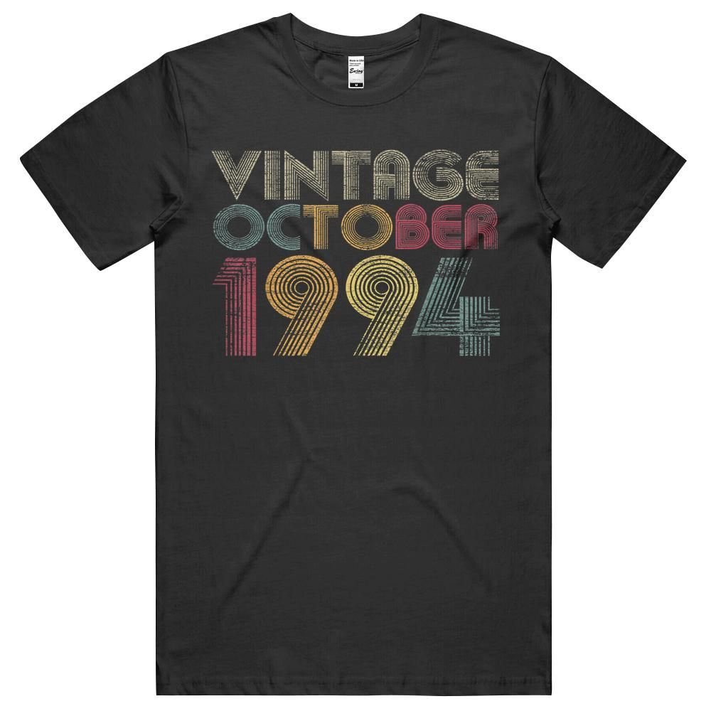 27th Birthday Gifts – Vintage October 1994 Shirt