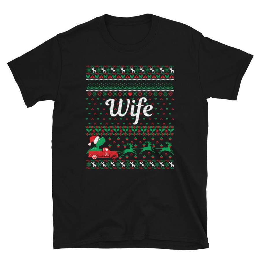 Christmas Design Wife Ugly Sweater Party Short-Sleeve Unisex T-Shirt