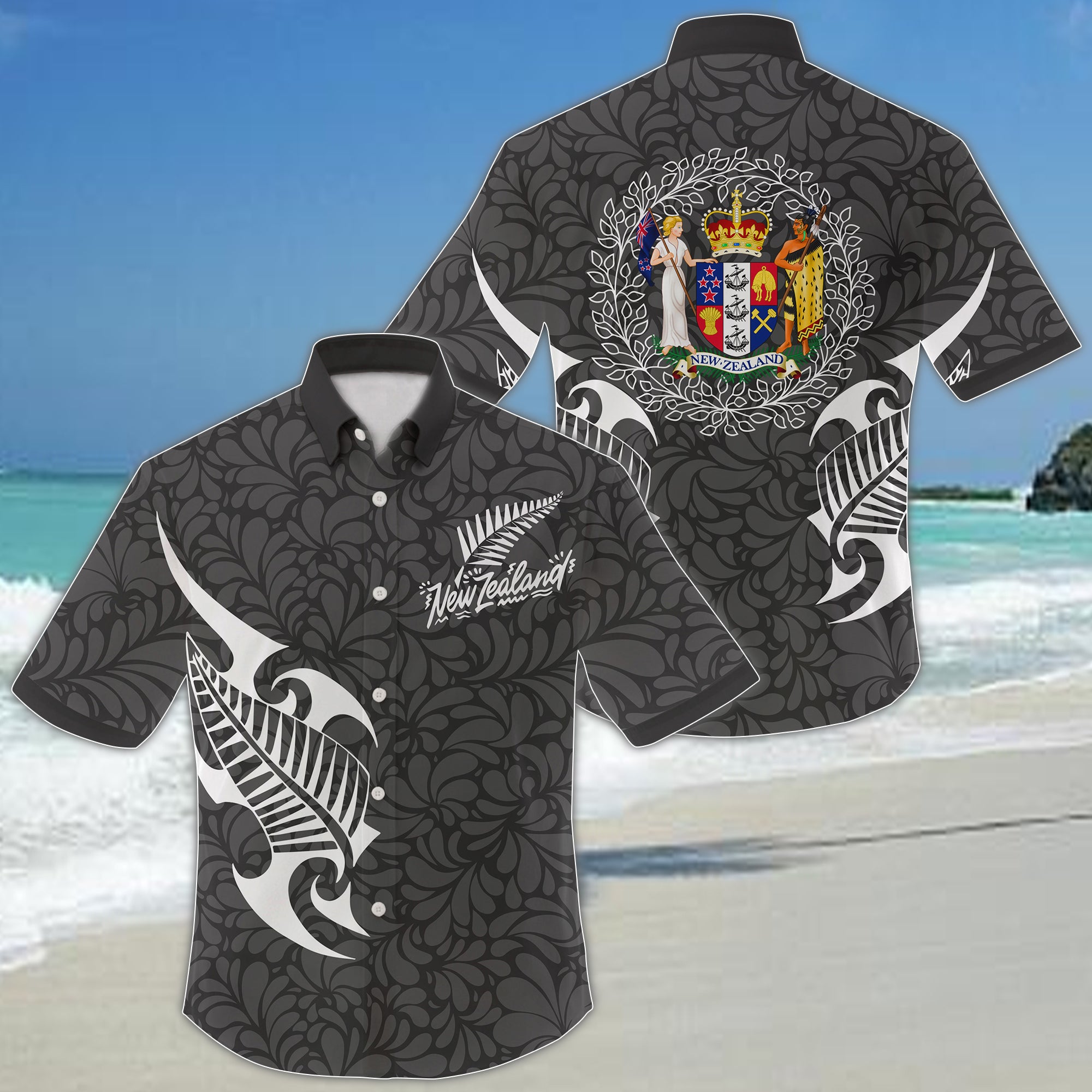 New Zealand Hawaii Shirt 2 Ha22928