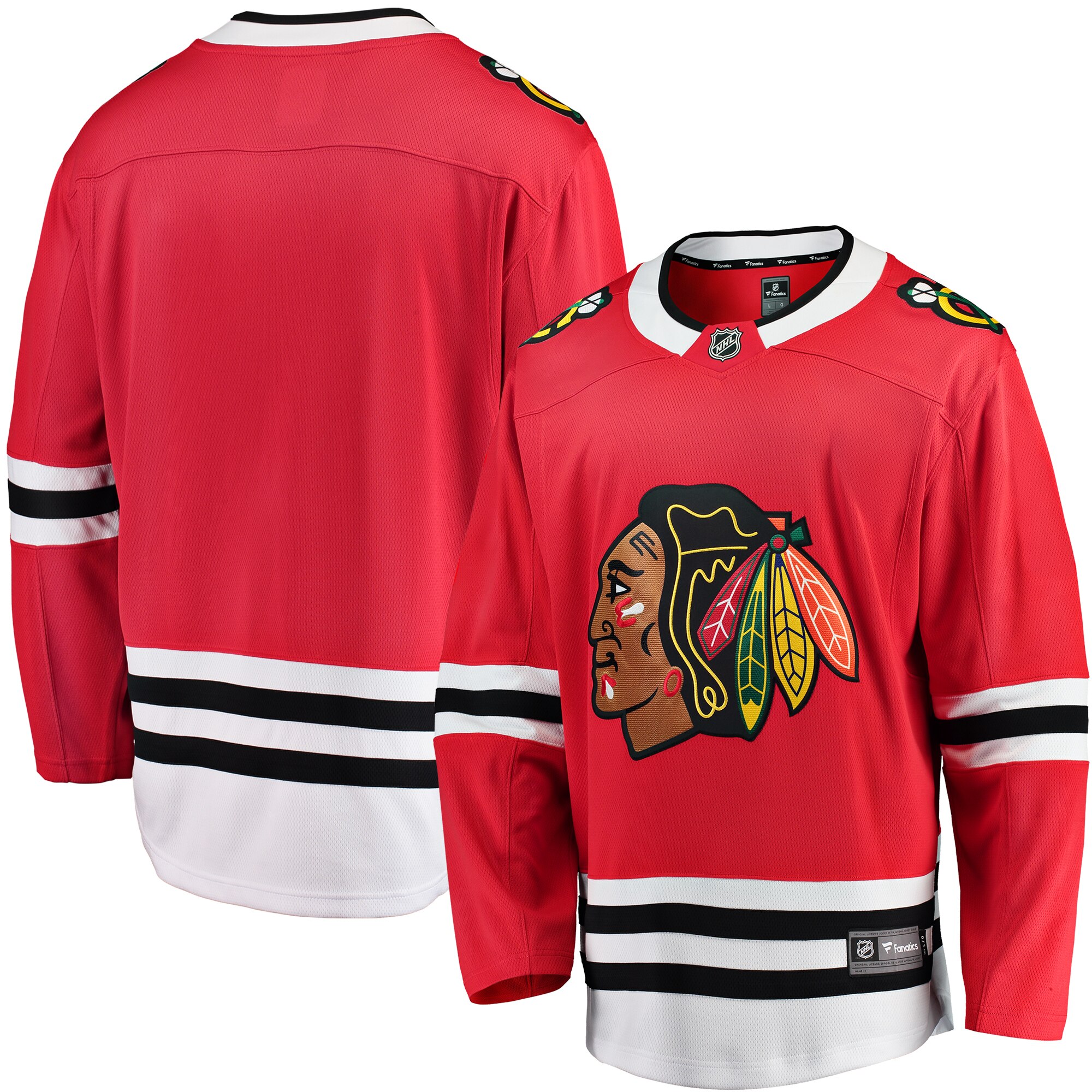 Men's Chicago Blackhawks Red Breakaway Home Jersey