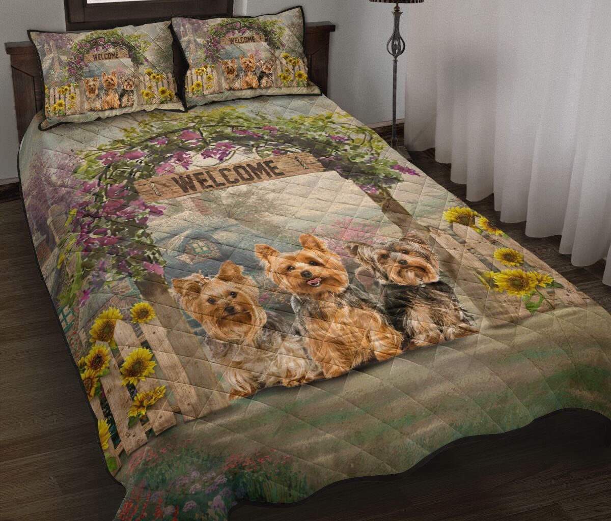 Yorkshire Terrier – Quilt Bed Set Tt015