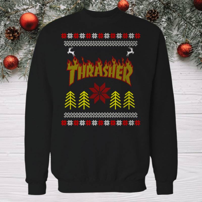 Thrasher Ugly Christmas Sweater