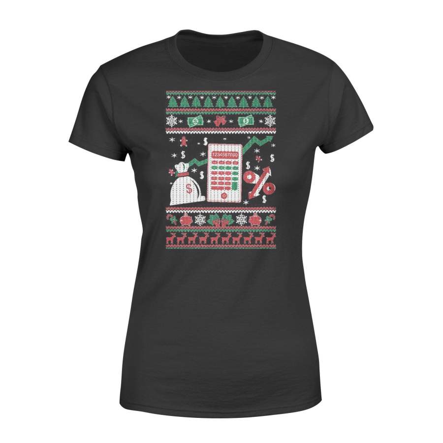 Accountant Ugly Christmas Women’s T-shirt