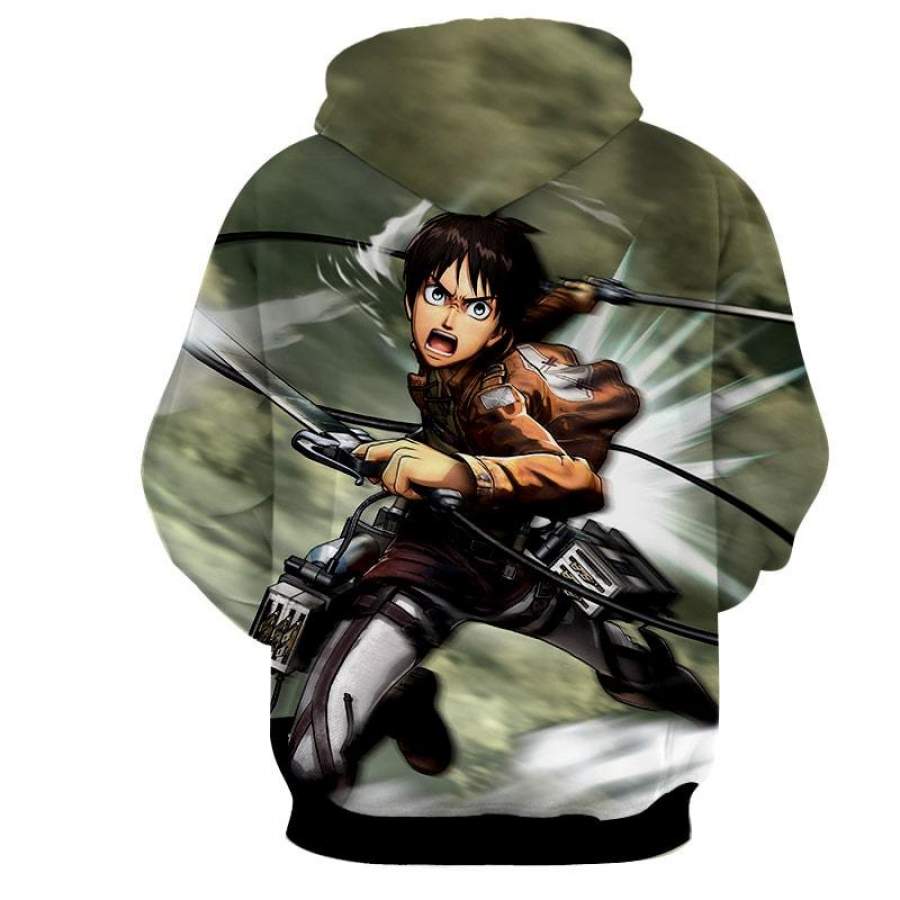 Eren Yeager & Mikasa ODM Attack on Titan hoodie - TopTrendingUS