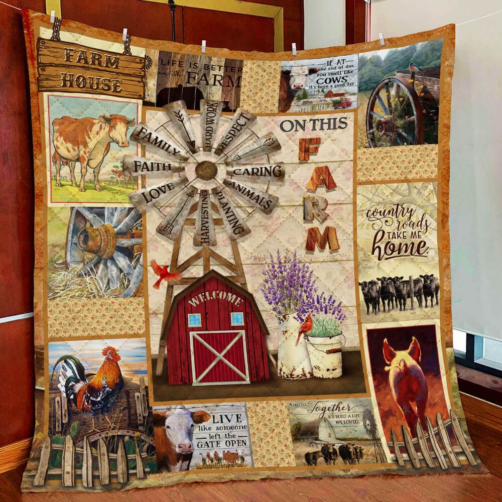 Sweet Home Farm Quilt Blanket