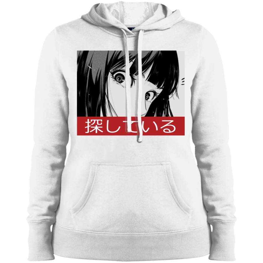 AGR STARE – Sad Japanese Aesthetic Ladies’ Pullover Hooded Sweatshirt