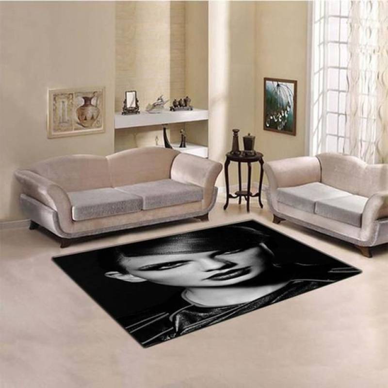 Taylor Swift Monochrome Living Room Carpet Rug