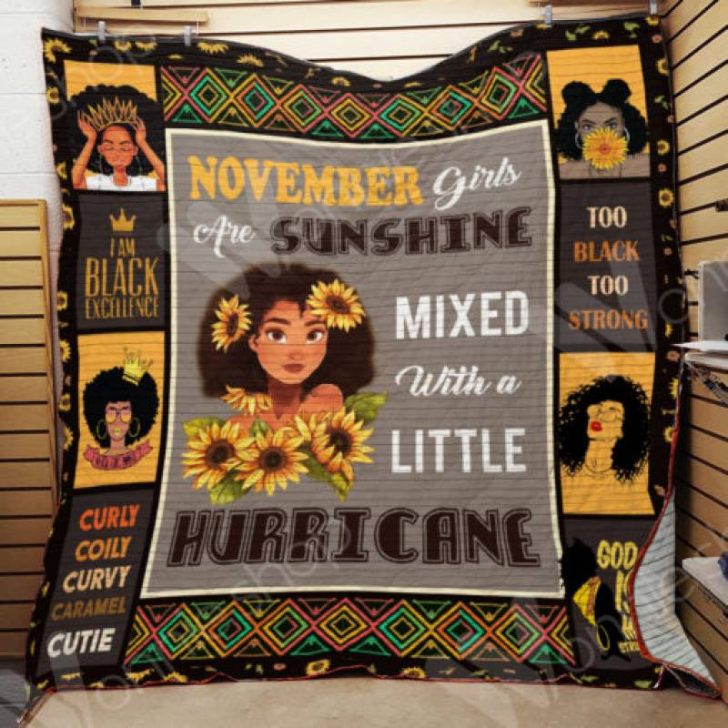 November Black Women Blanket OCT0701 76O43