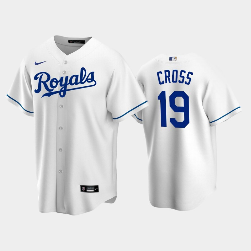 2022-23 Draft Kansas City Royals Gavin Cross 19 White Home Jersey