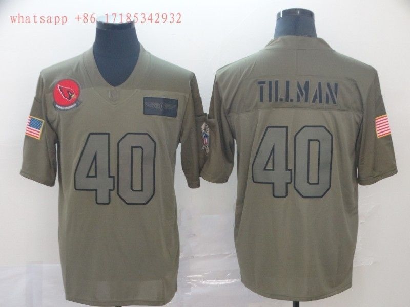 Arizona Cardinals Pat Tillman #40 2020 NFL Grey Jersey Jersey