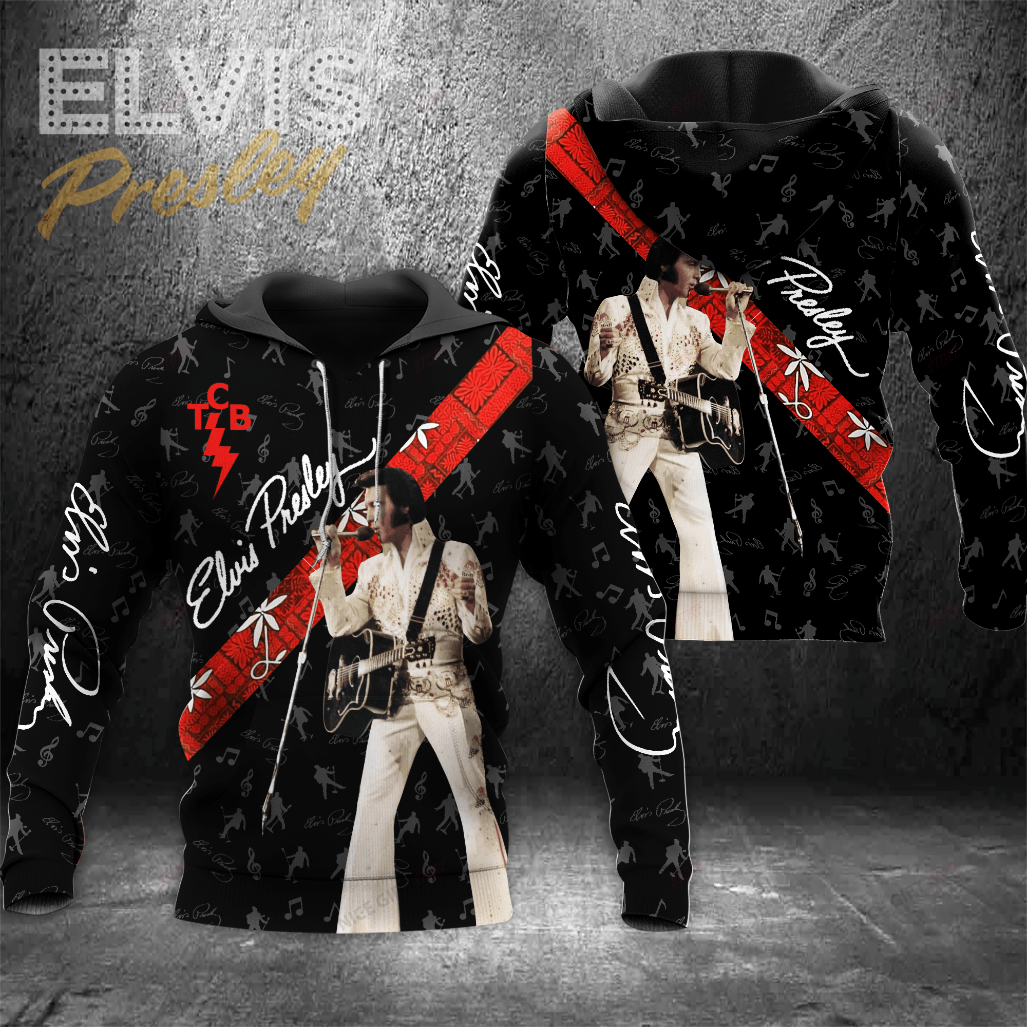 Elvis Presley Hoodie 3D 3Ho-D9V8