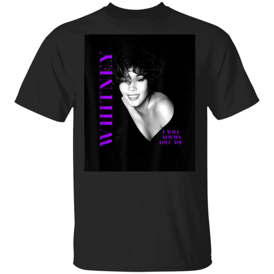 Whitney Houston Official Will Always Love You Purple TShirt